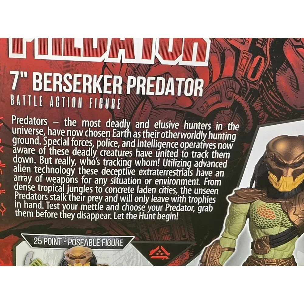 Lanard Toys Walmart Only Berserker Predator Collection Hunter Series Figure New*